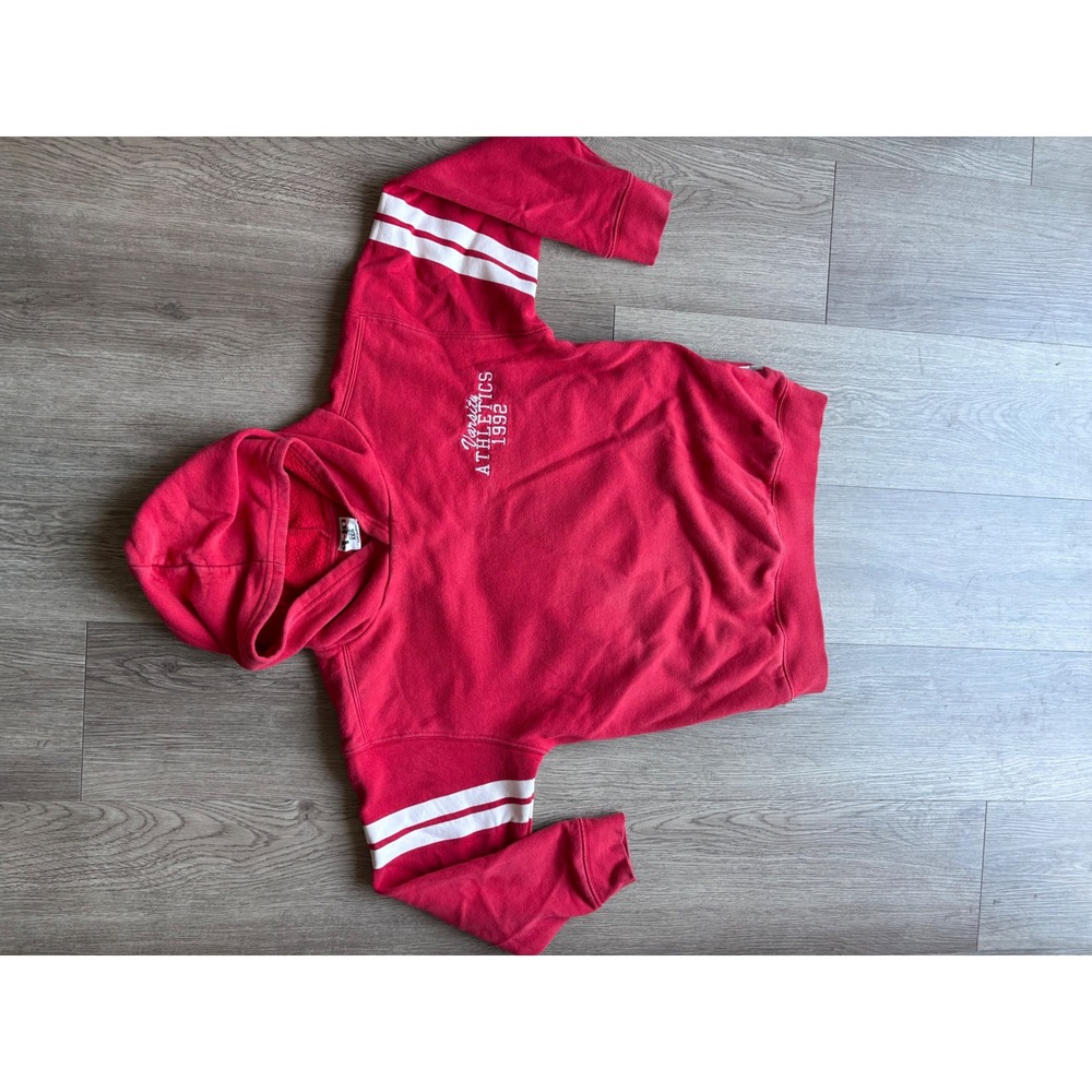 Cotton On Kids Red Varsity Athletics 1992 Hoodie Sweatshirt Size 9-10